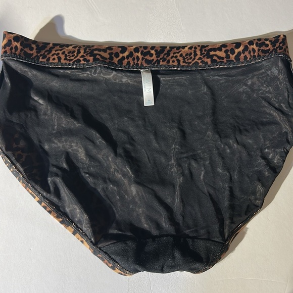 Swim by Cacique leopard‎ print High Waist bikini Swimsuit bottom size 18 NWOT - Picture 6 of 12